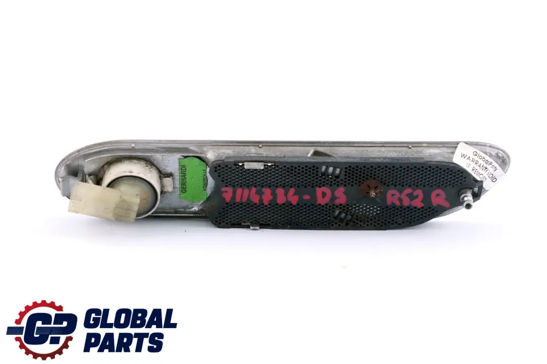 Indicator Cover Fender Panel Front Right O/S Dark Silver Mini Cooper S R52 R53 - SKU 7114734-DS - Part number 7114734