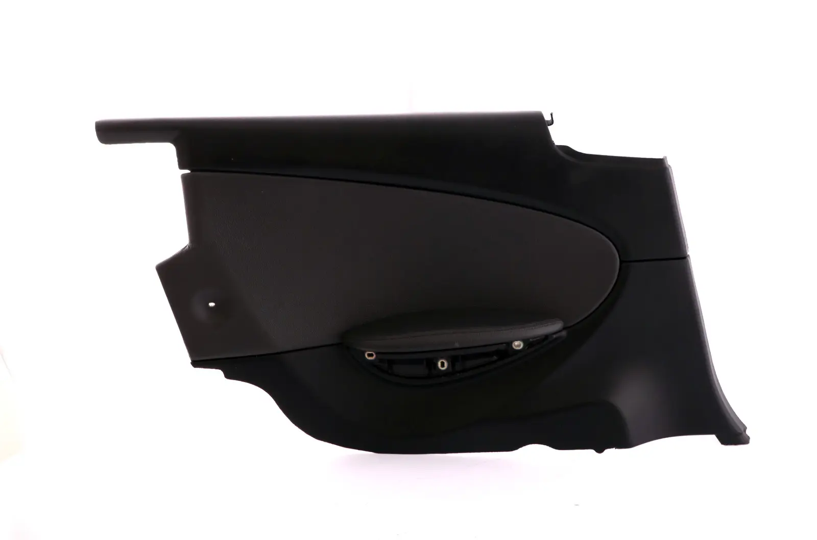 BMW 6 Series E63 E64 Rear Left N/S Lateral Trim Panel Leather Black