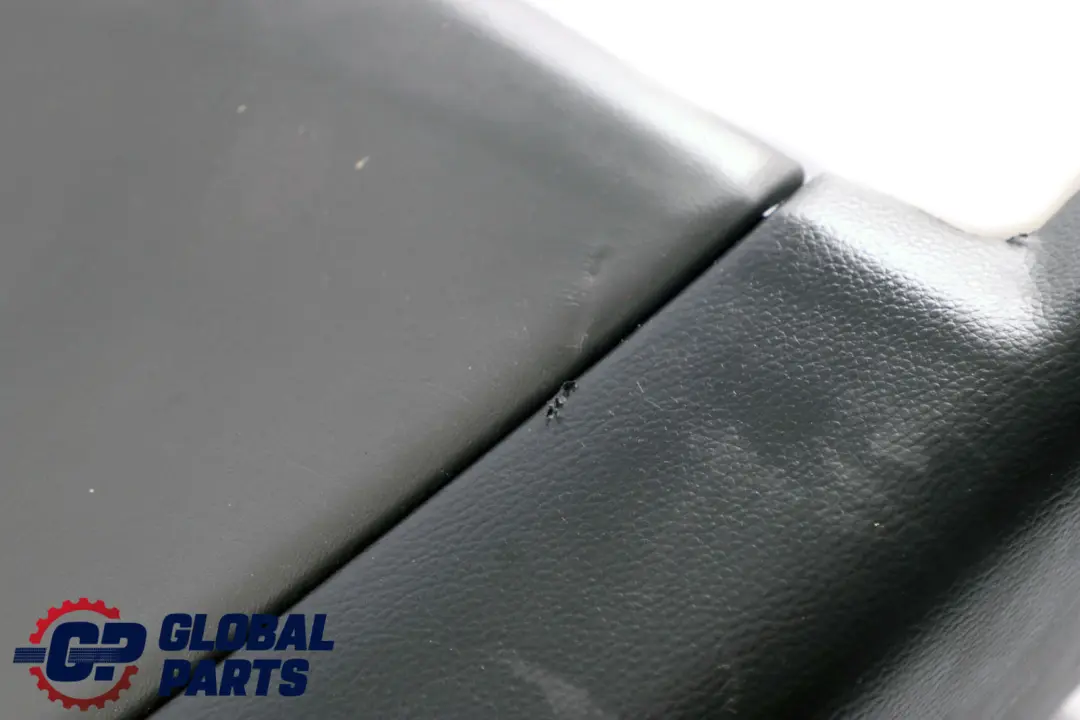 BMW E63 Trasero Izquierdo Lateral Panel De Cuero Negro Perla