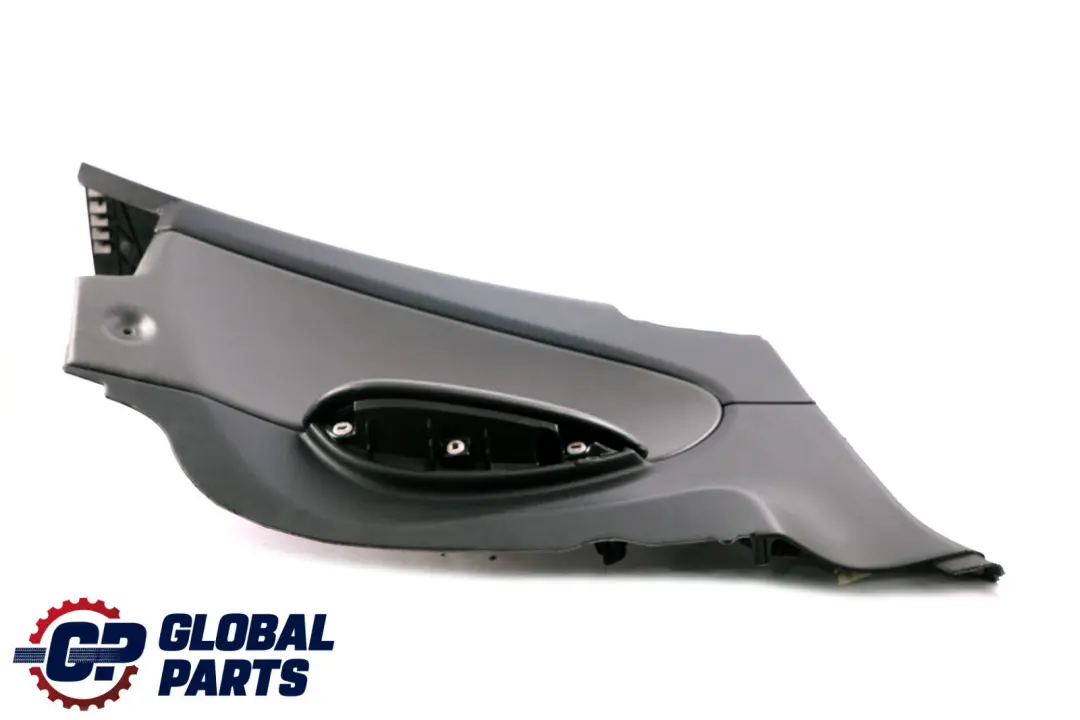 BMW 6 Series E63 Rear Left N/S Lateral Trim Panel Leather Pearl Black