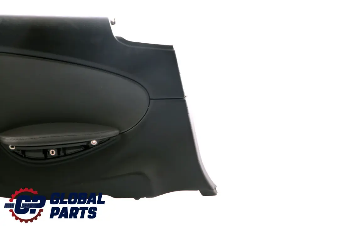 BMW 6 Series E63 Rear Left N/S Lateral Trim Panel Leather Pearl Black