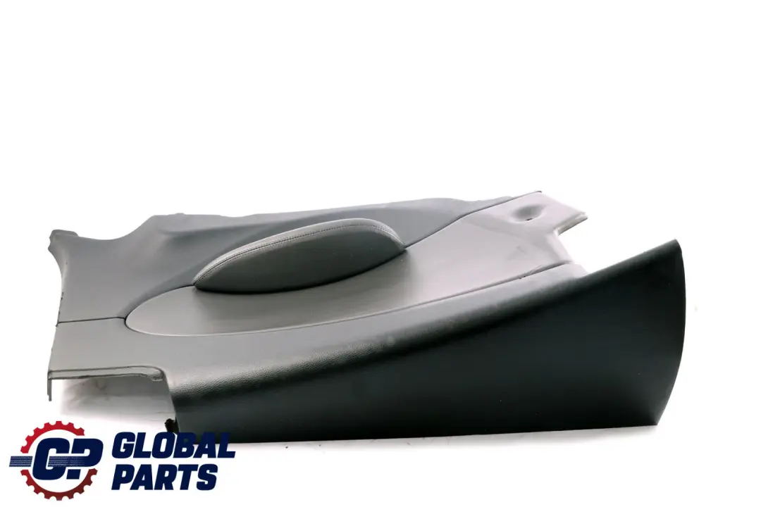 BMW 6 Series E63 Rear Left N/S Lateral Trim Panel Leather Pearl Black