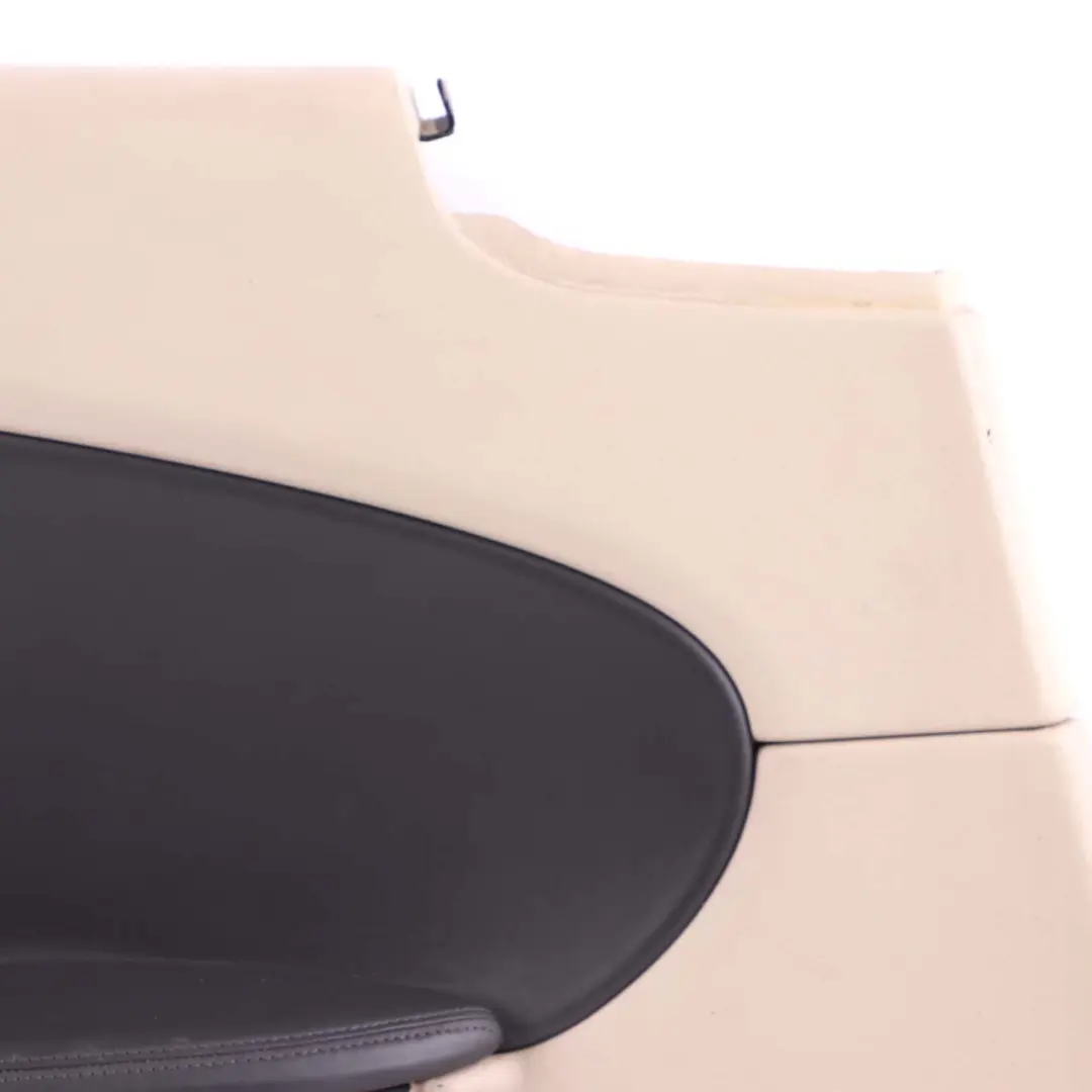 BMW 6 E63 Coupe Rear Left N/S HiFi Lateral Trim Panel Leather Cream Beige