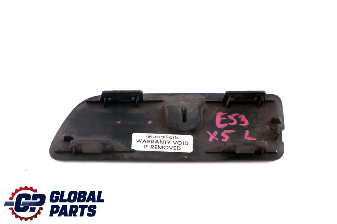 BMW X5 Series E53 Cover Flap Towing Eye Front Bumper Left N/S Primed Black