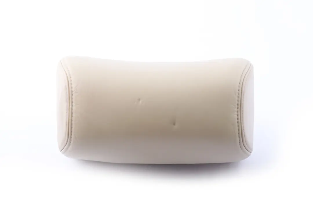 BMW 7 Series E65 1 Front Seat Left Right N/O/S Leather Headrest Cream Beige