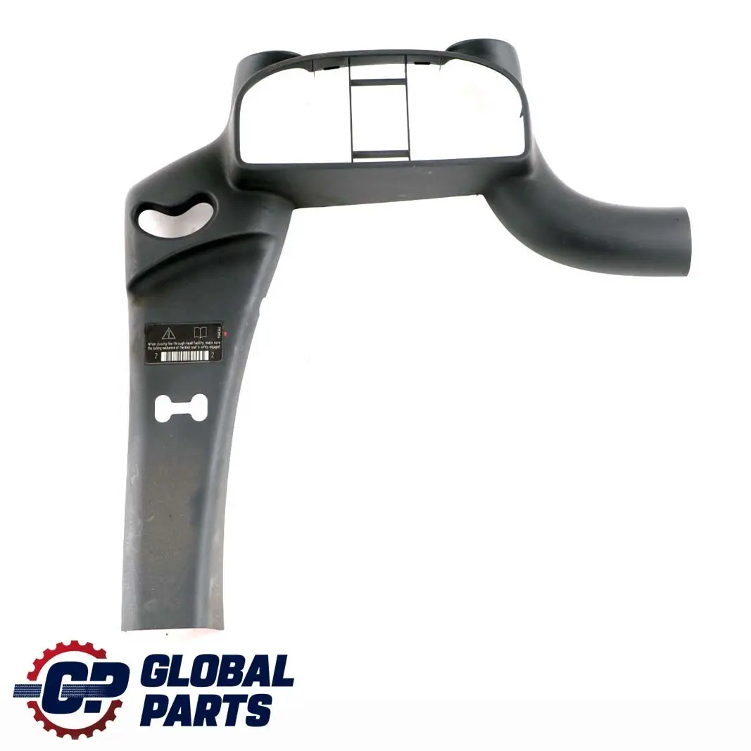 Mini R52 Derecha O / Cubierta Trim Cinturon De Salida Roofliner Negro Roll Bar