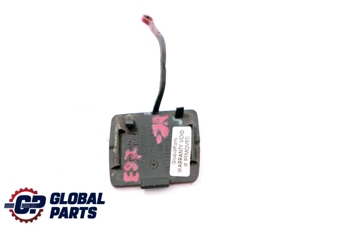 BMW E87 Flap Ojo de Remolque Tapa Parachoques Japanrot 438 Japan Red 7117625