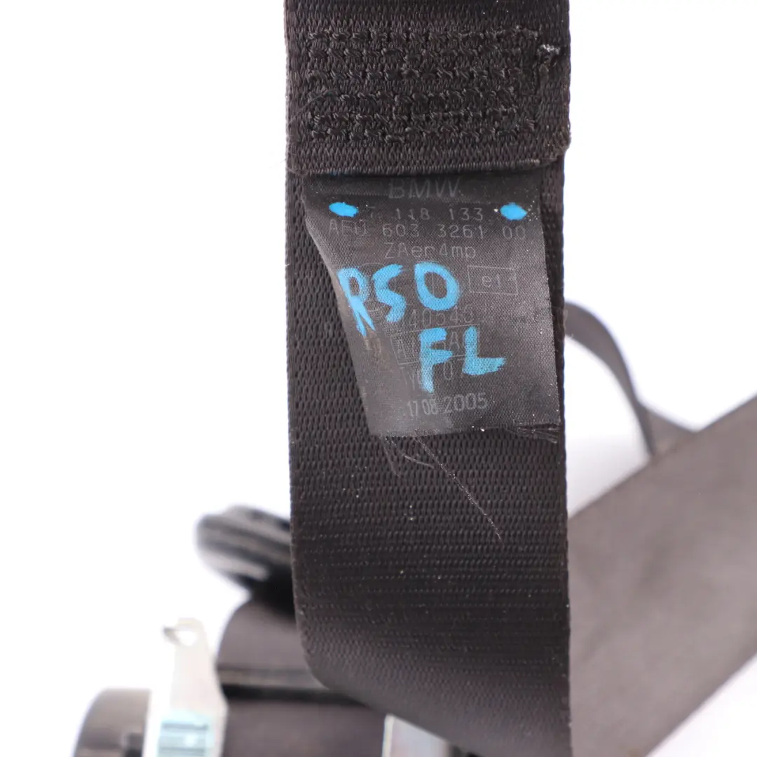 Seat Belt Mini R50 R53 Upper Belt Front Left N/S Safety Belt Black 7118133