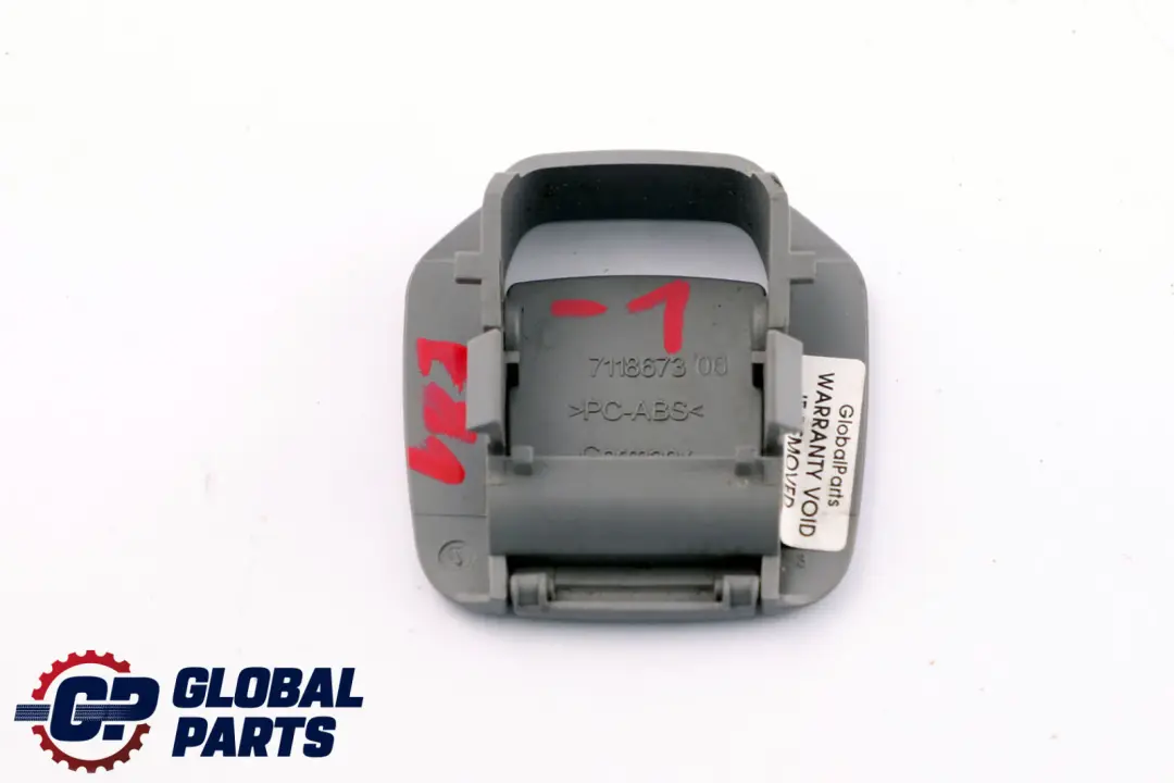 BMW E81 E82 E87 LCI Asiento Trasero Isofix Cubierta Trim Alaskagrau Gris 7118673