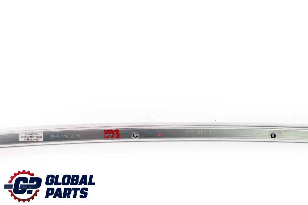 BMW 3 Serie E93 LCI Moulure Colonne-A a Gauche Alu Mat 7119099 51767119099