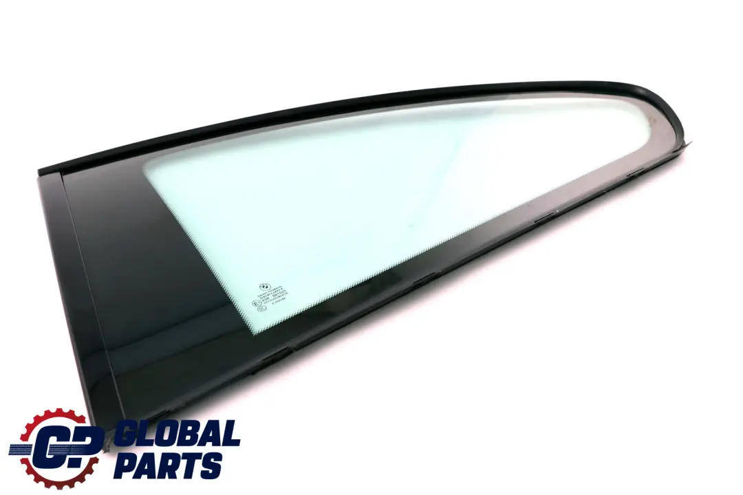 BMW 3 Series E92 Rear Left Door Side Window Glass Green AS2 Black Trim N/S