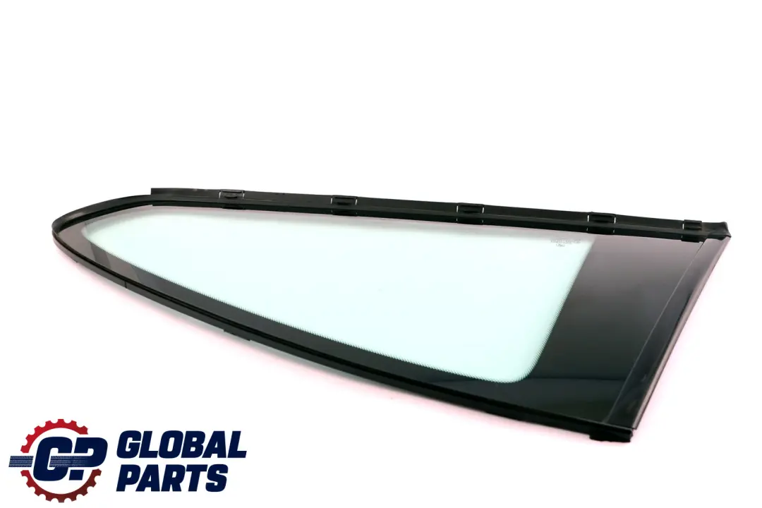 BMW 3 Series E92 Rear Left Door Side Window Glass Green AS2 Black Trim N/S