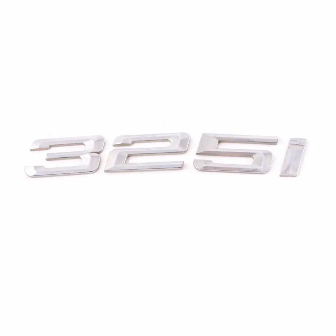 Trunk Lid Adhered BMW E91 325i Rear Boot Lettering Emblem Logo Chrome 7120253