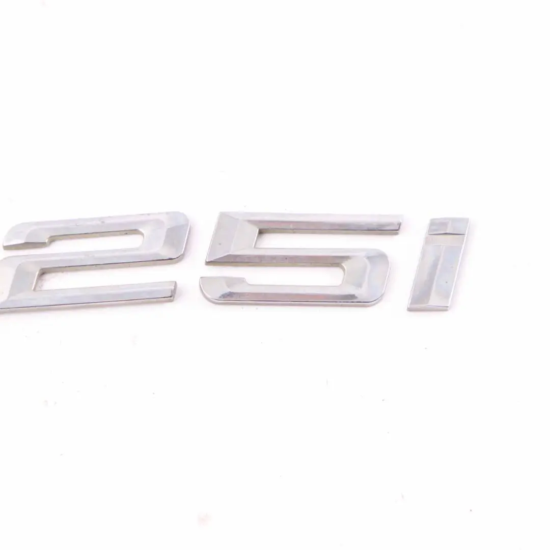 Trunk Lid Adhered BMW E91 325i Rear Boot Lettering Emblem Logo Chrome 7120253