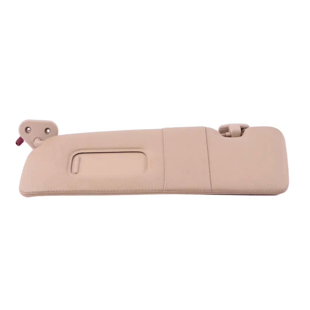 BMW 6 E63 LCI Sun Visor Make-Up Lamp Left N/S Illuminated Leather Cream Beige