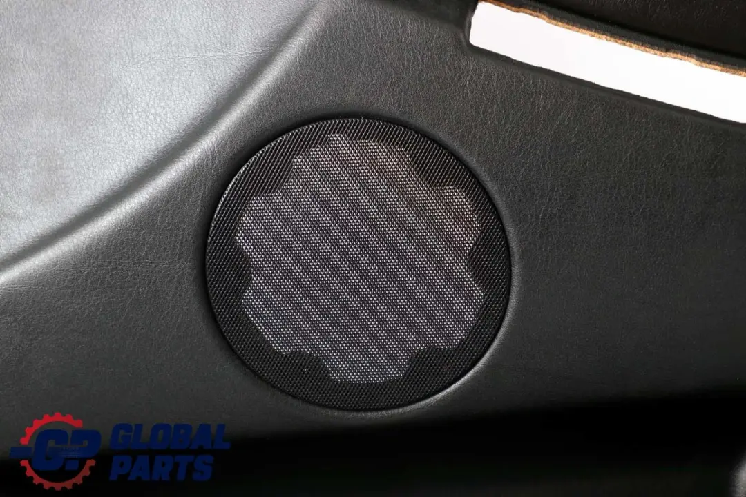 BMW X5 Series E53 Front Right O/S Door Card Black Walknappa Leather Trim Panel