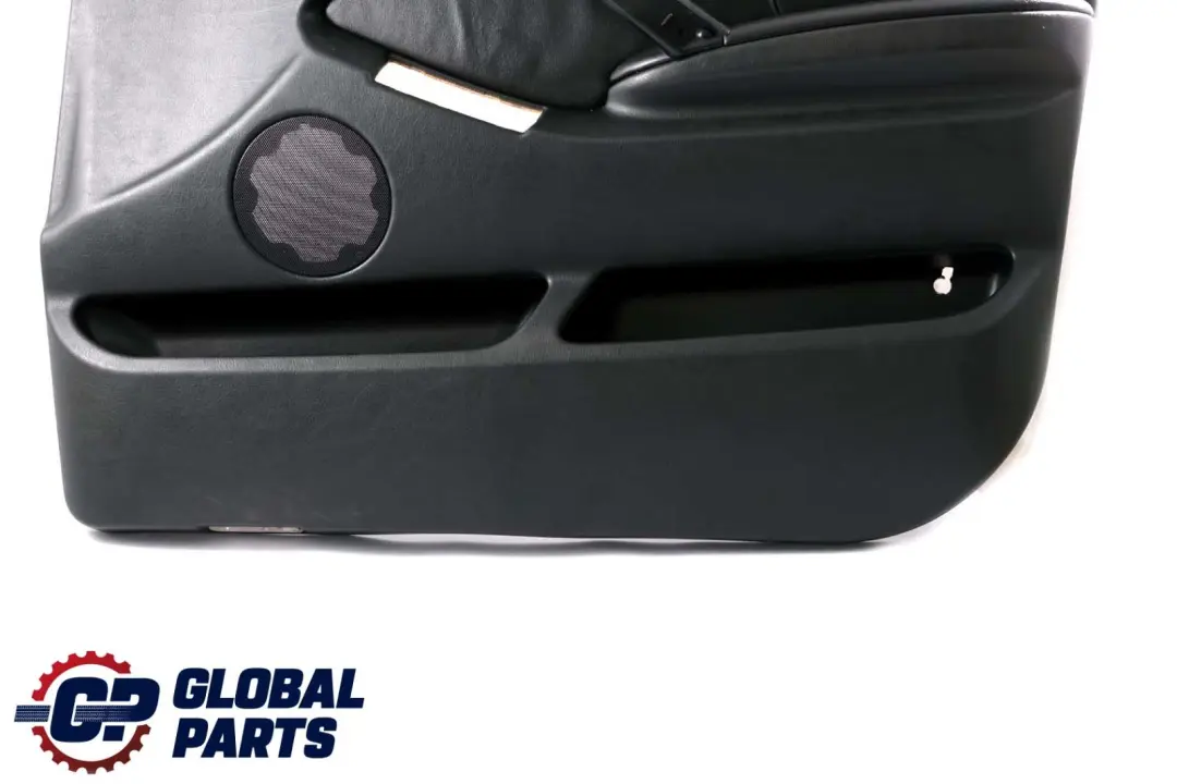 BMW X5 Series E53 Front Right O/S Door Card Black Walknappa Leather Trim Panel