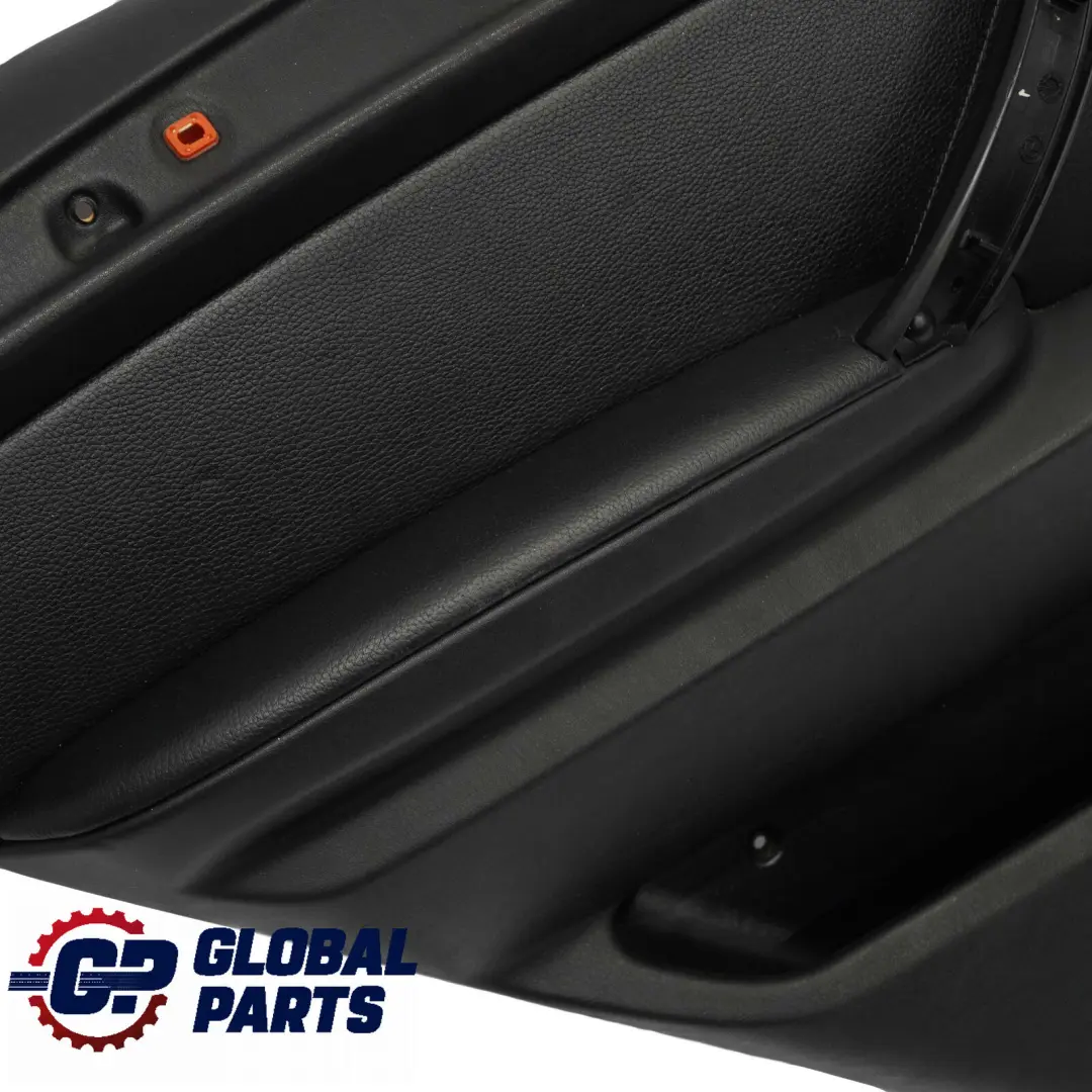 BMW X5 Series E53 Black Leather Walknappa Rear Left N/S Door Card Trim Panel