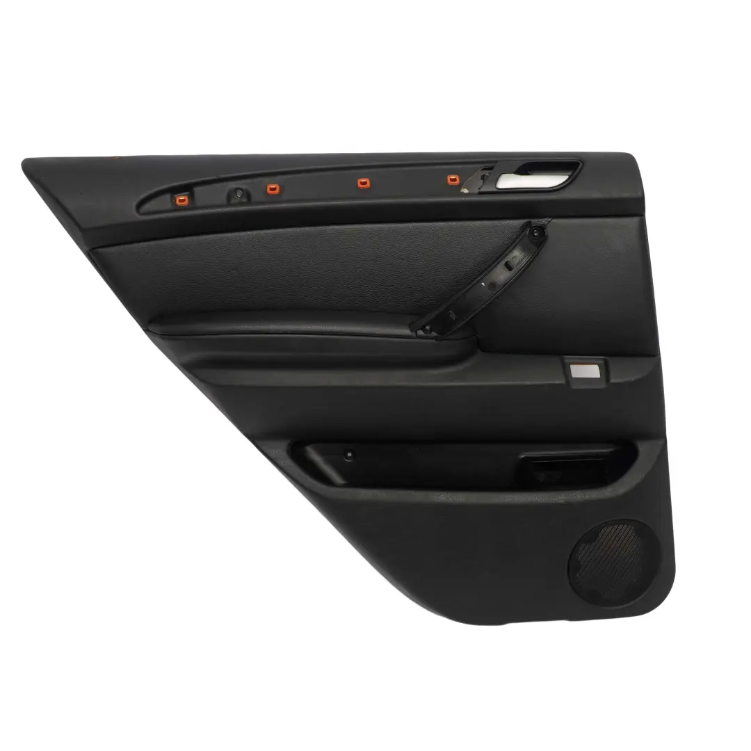 BMW X5 Series E53 Black Leather Walknappa Rear Left N/S Door Card Trim Panel