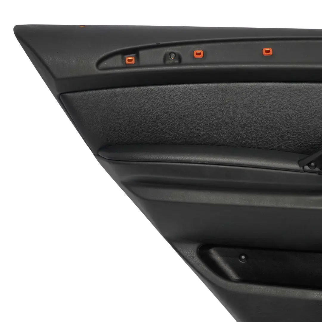 BMW X5 Series E53 Black Leather Walknappa Rear Left N/S Door Card Trim Panel