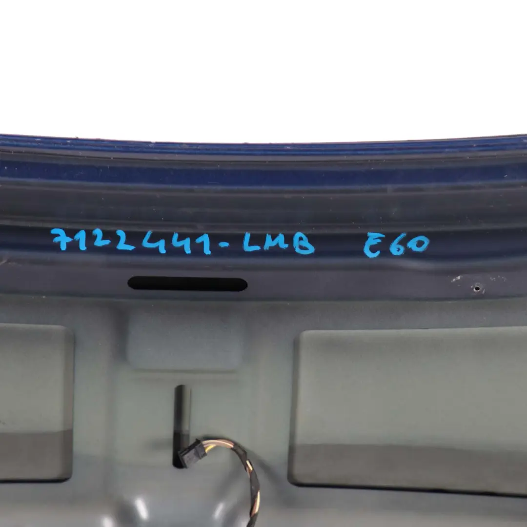 BMW E60 Boot Trunk Lid Tailgate Le Mans Blau Blue Metallic - 381