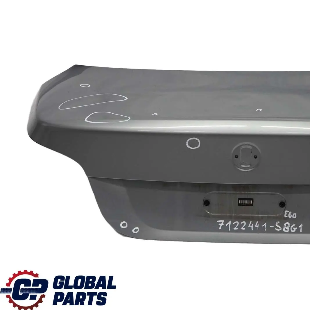 BMW 5 E60 1 Trunk Boot Lid Tailgate Silbergrau Silver Grey Metallic - A08