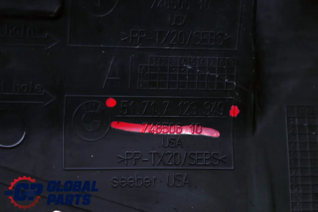 BMW X5 Series E53 Engine Air Duct Front Left N/S 7123349