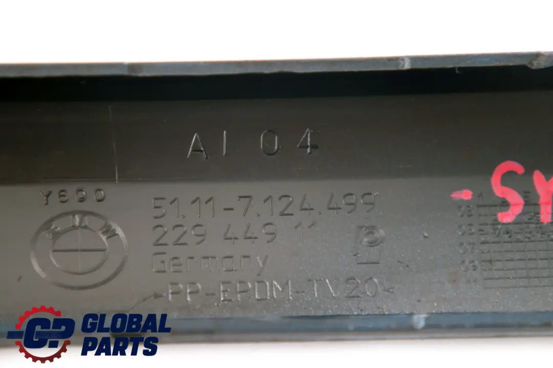 BMW 1 Series E87 Bumper Guard Trim Strip Left N/S Sydneyblau Blue 7124499