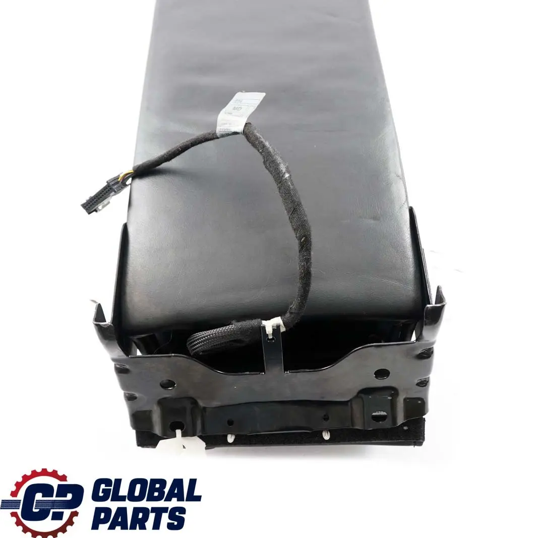 BMW E65 E66 Asiento Trasero Apoyabrazos Reposacabezas Consola Cuero Perla Negro