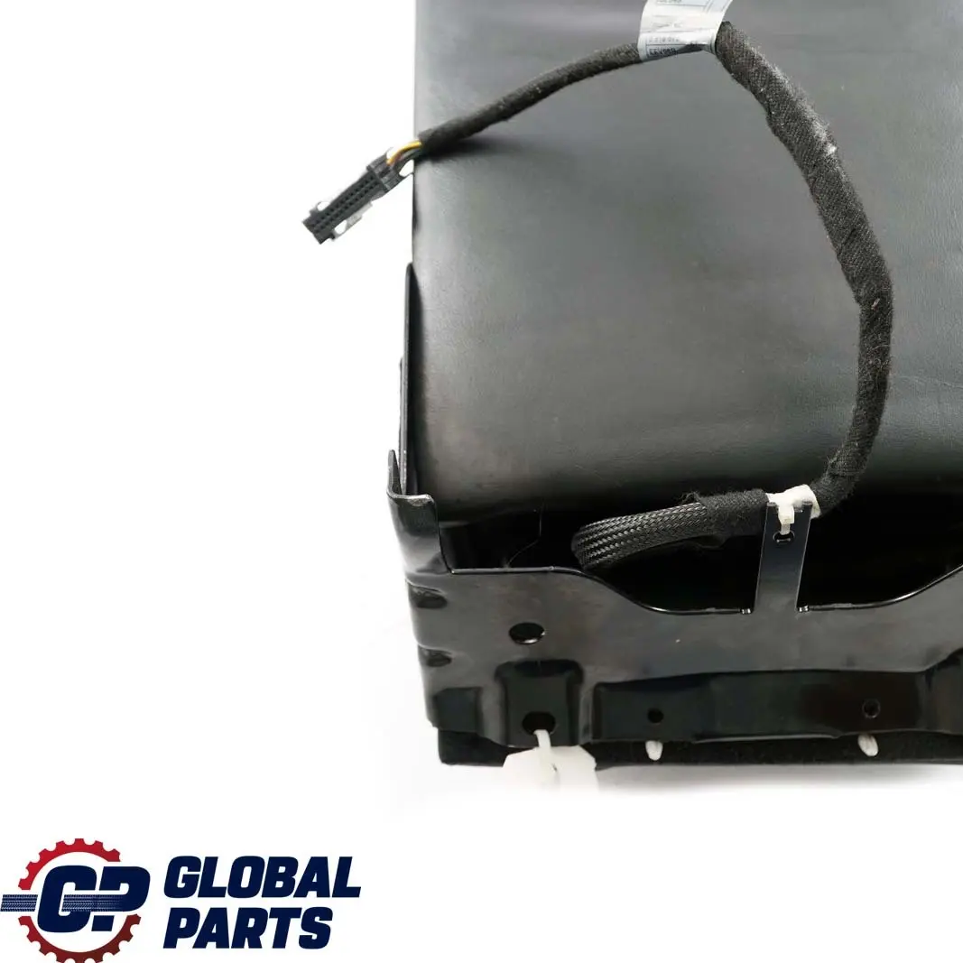 BMW E65 E66 Asiento Trasero Apoyabrazos Reposacabezas Consola Cuero Perla Negro