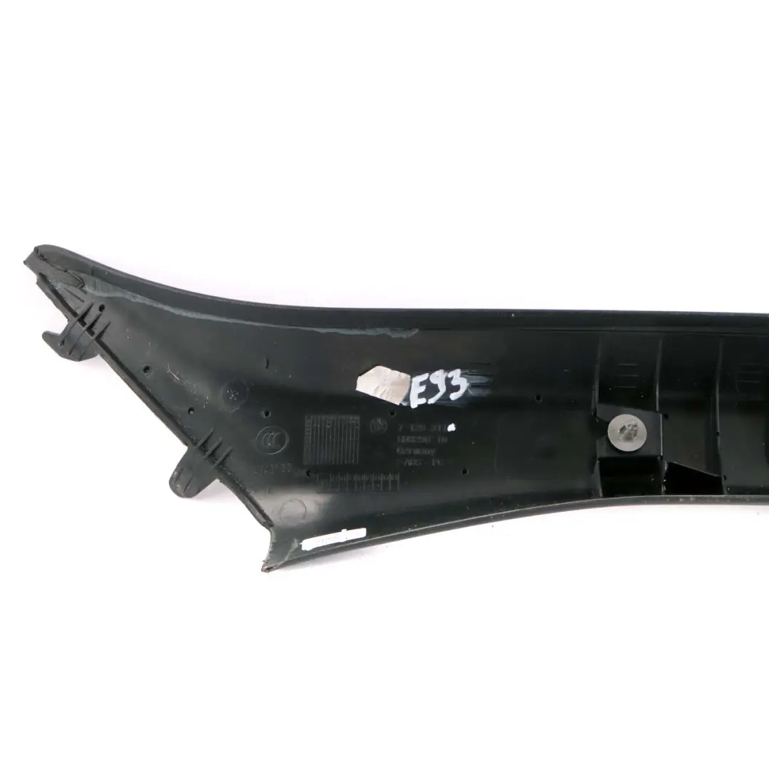 BMW 3 Series E93 Cover Column A Left N/S Carbon Black 7129311