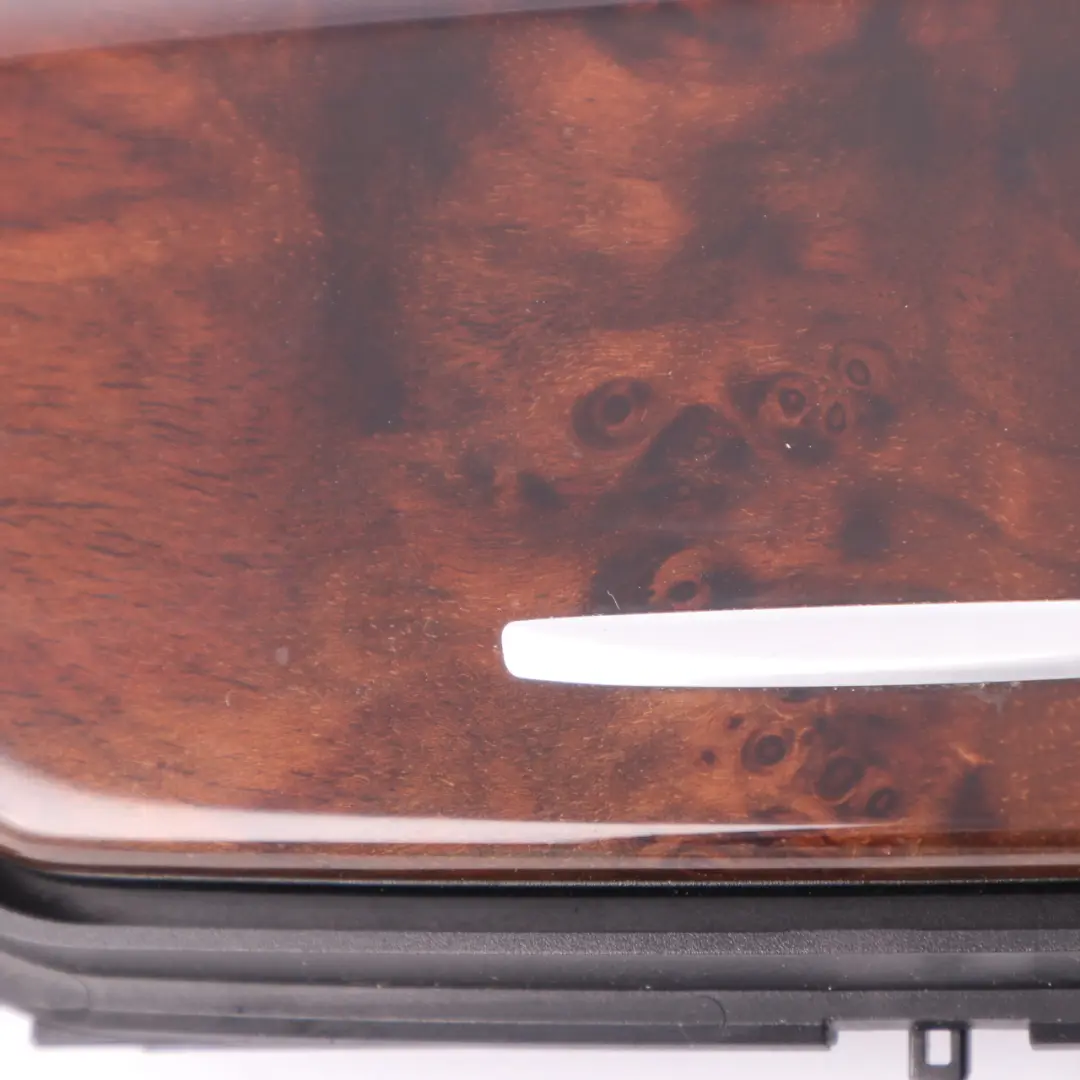 BMW E90 E91 Centre Console Ashtray Ash Cover Wood Burr Walnut 7129549