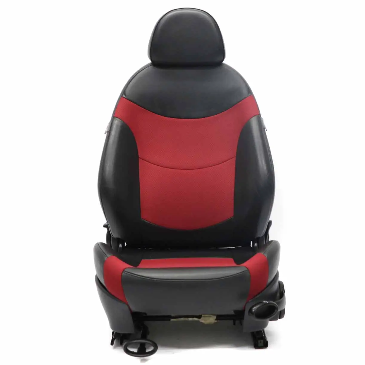 Mini Cooper One R50 R52 Tela / Cuero Asiento Deportivo Delantero Izquierdo Rojo