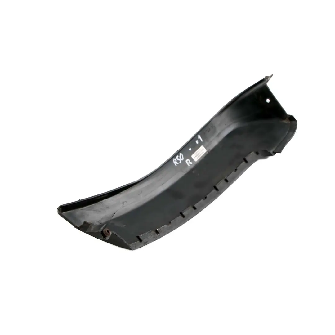 Mini R50 parachoques delantero derecho Spoiler rueda arco Trim 7130312