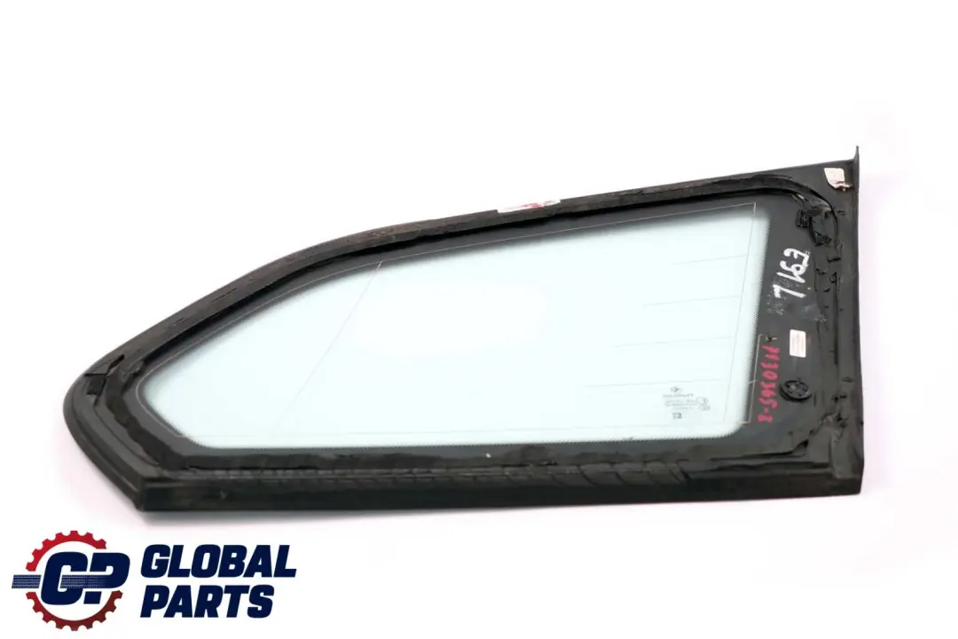 BMW 3 Series E91 E91N LCI Green Side Window With Gasket Rear Left N/S Glass