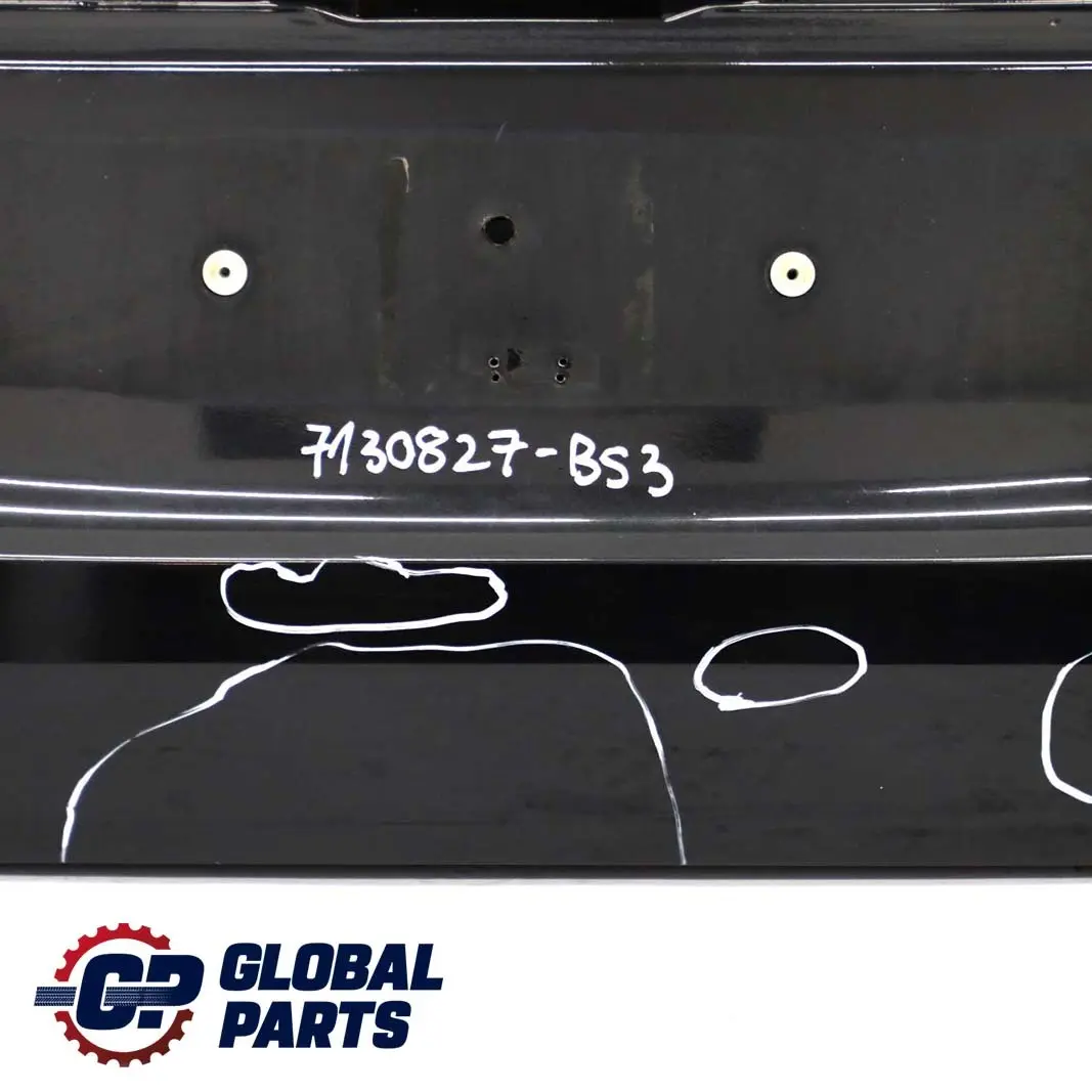 BMW X5 E53 3 Trunk Lid Bottom Lower Boot Tailgate Black Sapphire - 475