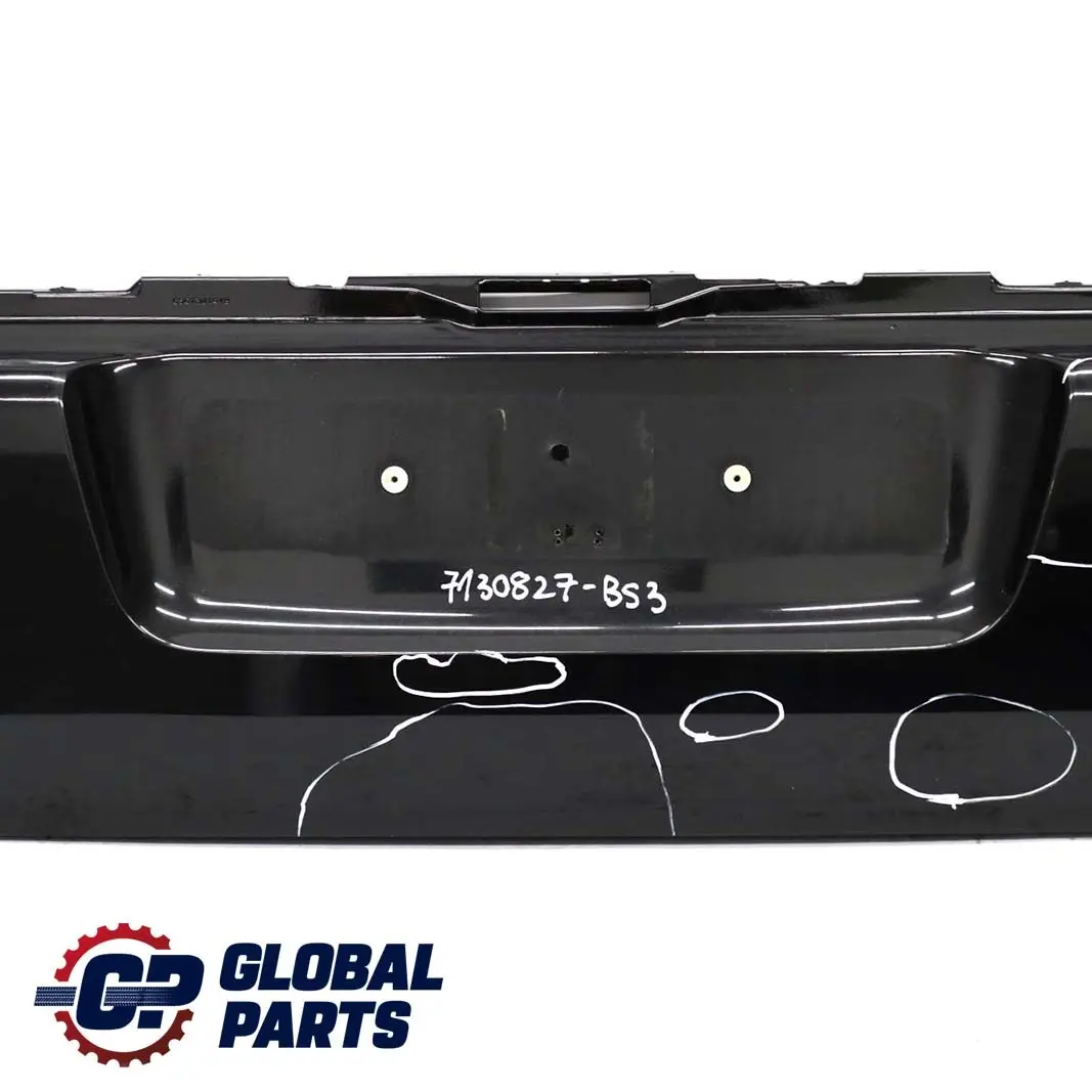 BMW X5 E53 3 Trunk Lid Bottom Lower Boot Tailgate Black Sapphire - 475