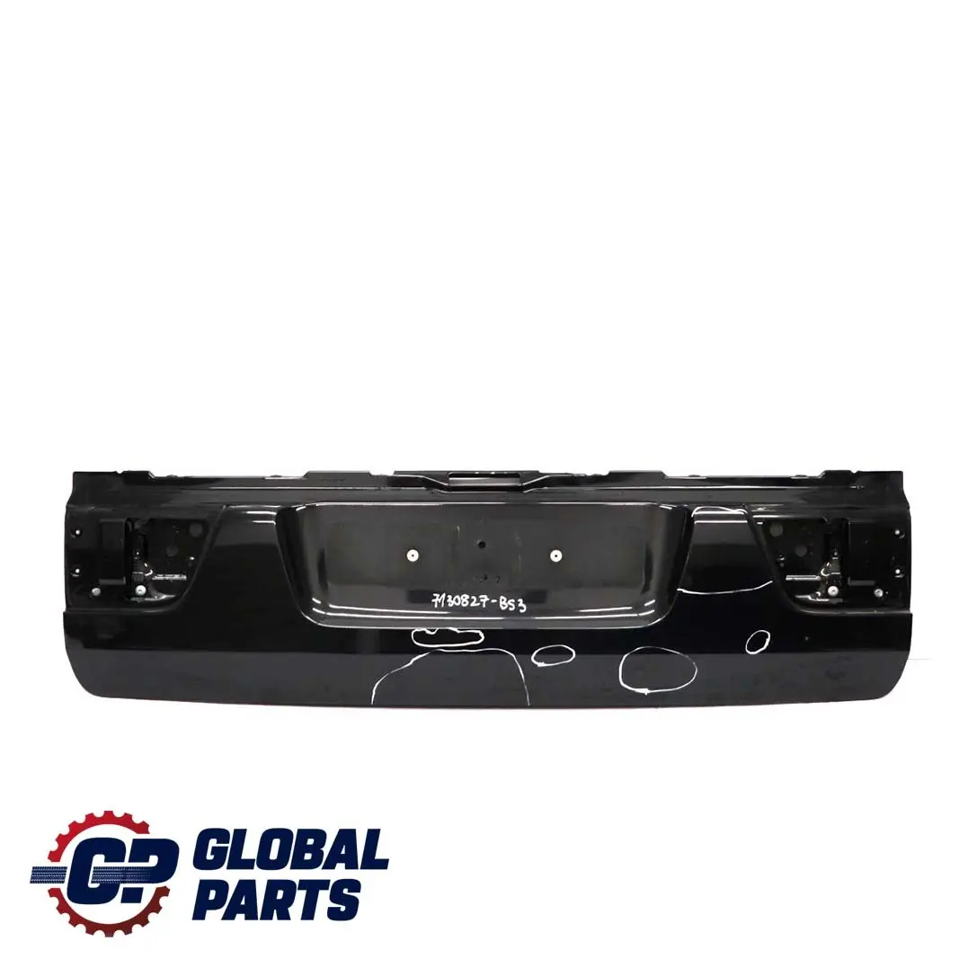 BMW X5 E53 3 Trunk Lid Bottom Lower Boot Tailgate Black Sapphire - 475