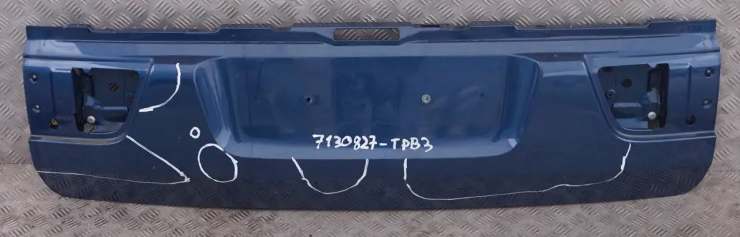 BMW X5 SERIES E53 3 Trunk Lid Bottom Lower Boot Tailgate Topasblau Blue Blau -