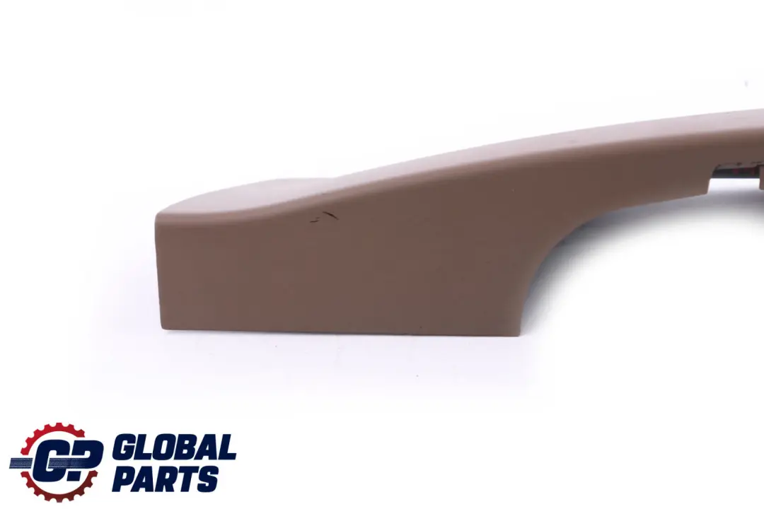 BMW 5 Series E61 LCI Cover Trim Panel Railing In Trunk Boot Left Brown 7066399