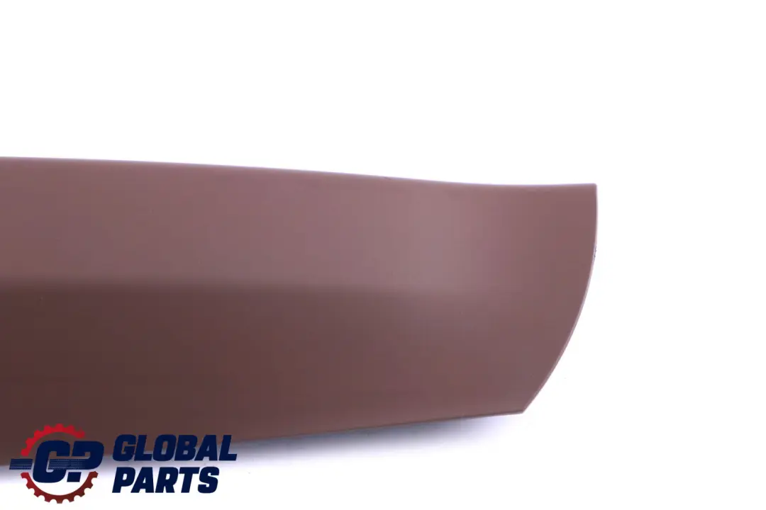 BMW 5 Series E61 LCI Cover Trim Panel Railing In Trunk Boot Left Brown 7066399