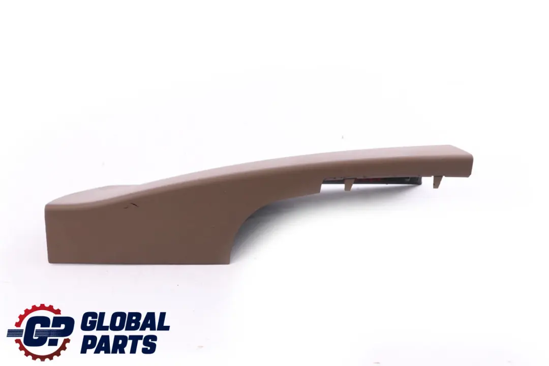 BMW 5 Series E61 LCI Cover Trim Panel Railing In Trunk Boot Left Brown 7066399