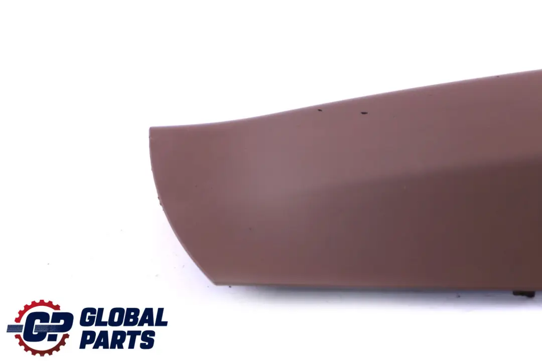 BMW 5 Series E61 LCI Cover Trim Panel Railing In Trunk Boot Right Brown 7066400