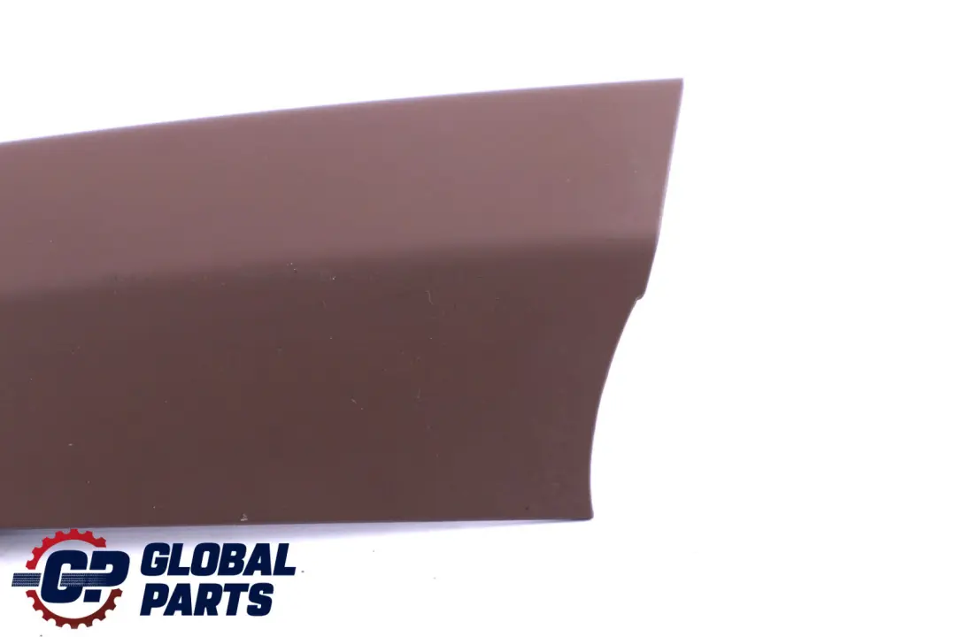 BMW 5 Series E61 LCI Cover Trim Panel Railing In Trunk Boot Right Brown 7066400