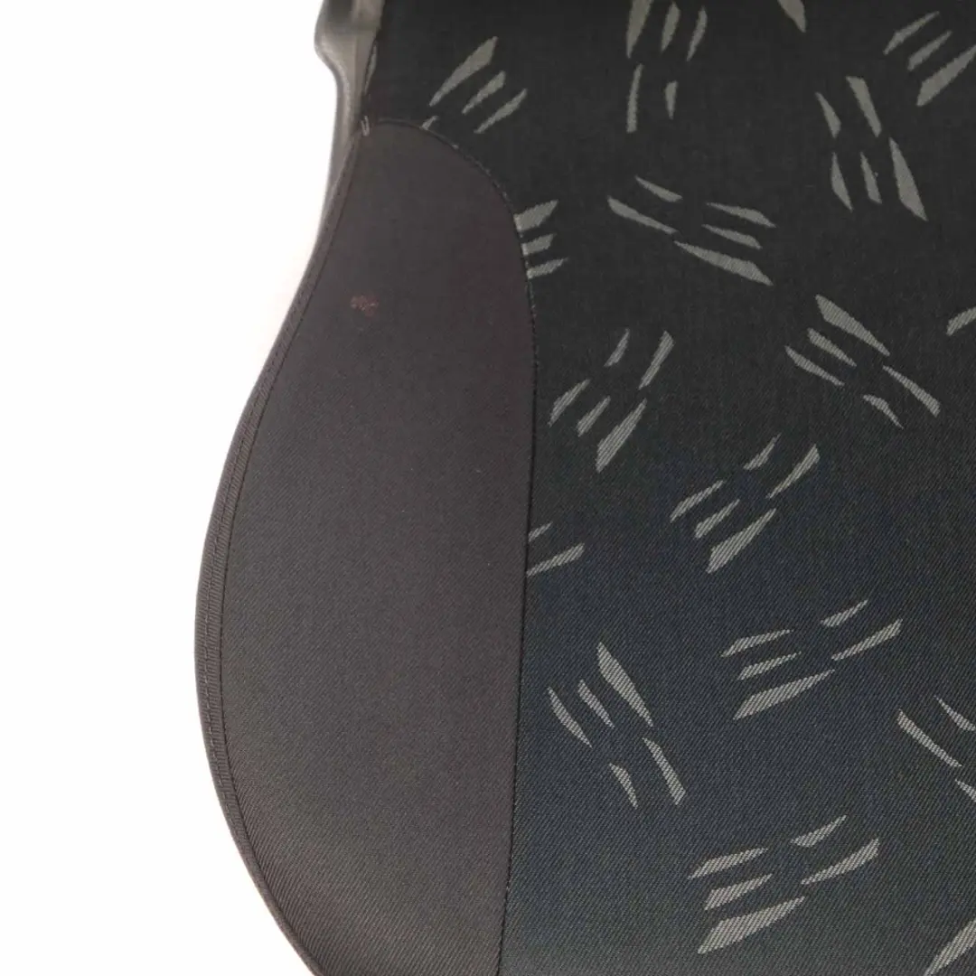 Mini Cabrio R52 Front Left N/S Seat Cloth Fabric Random Panther Black