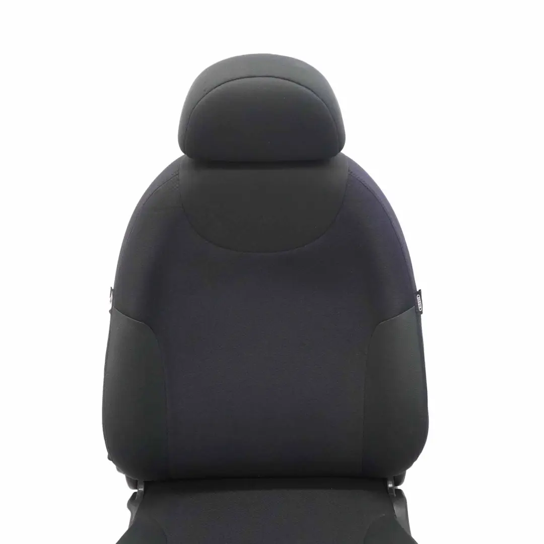 Mini Cooper R50 R52 Delantero Izquierdo Tela Molette Asiento Panther Negro