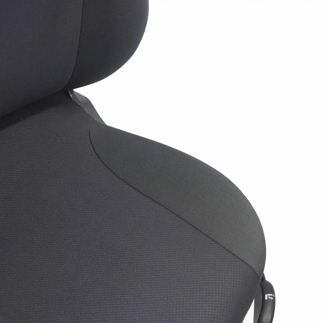 Mini Cooper R50 R52 Delantero Izquierdo Tela Molette Asiento Panther Negro