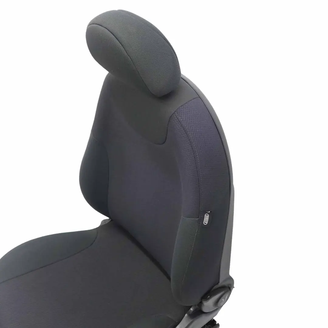 Mini Cooper R50 R52 Delantero Izquierdo Tela Molette Asiento Panther Negro