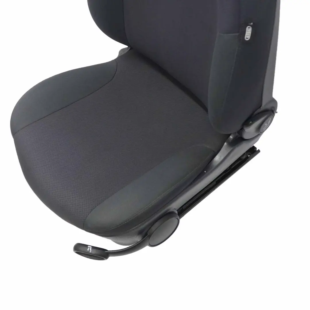 Mini Cooper R50 R52 Delantero Izquierdo Tela Molette Asiento Panther Negro