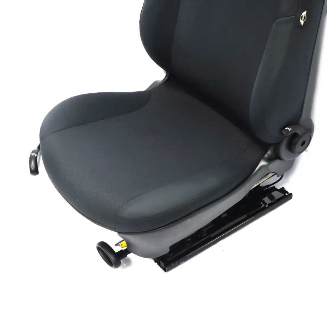 Mini R50 R52 Delantero Derecho Tela Molette Asiento Panther Negro Interior